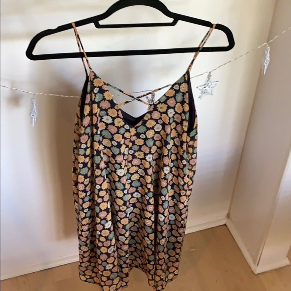 Flower print dress